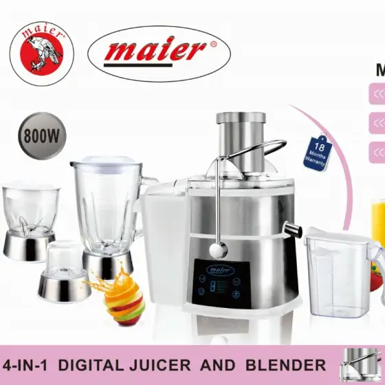 آبمیوه گیری 4 کاره 800 وات مایر MR-6007
