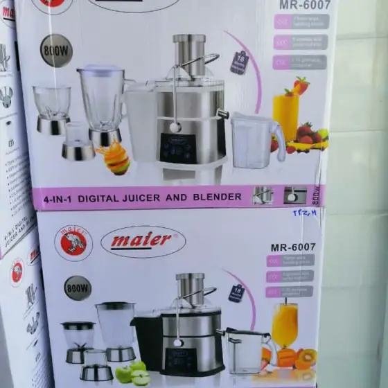آبمیوه گیری 4 کاره 800 وات مایر MR-6007