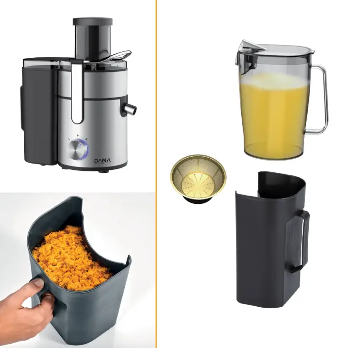 آبمیوه گیری تک کاره 800 وات داما FJ380
