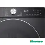 ماشین لباسشویی 10.5 کیلویی درب از جلو هایسنس WF5S1045B رنگ سفید و مشکی ساخت 2025