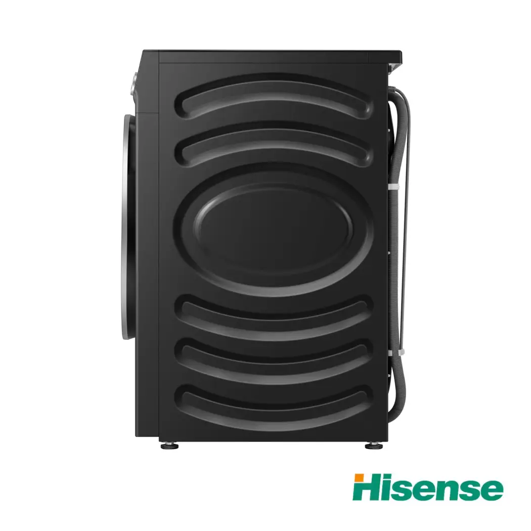 ماشین لباسشویی 10.5 کیلویی درب از جلو هایسنس WF5S1045B رنگ سفید و مشکی ساخت 2025