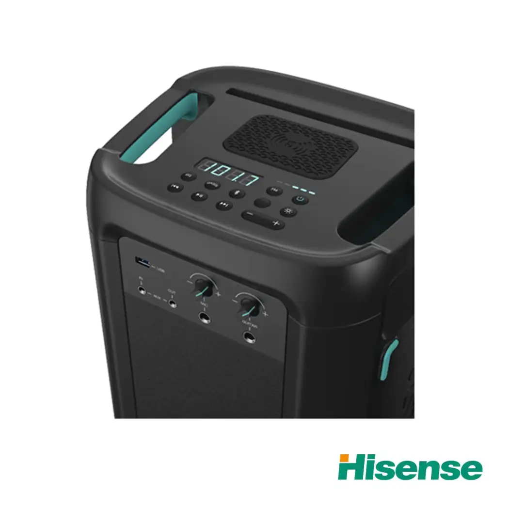 سیستم صوتی 300 وات 2.0 کاناله هایسنس Party Rocker مدل HP100 ساخت 2024