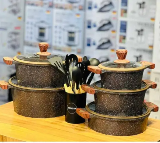 سرویس قابلمه 22 پارچه گرانیتی برلین آلمان مدل BE-2300 BERLIN