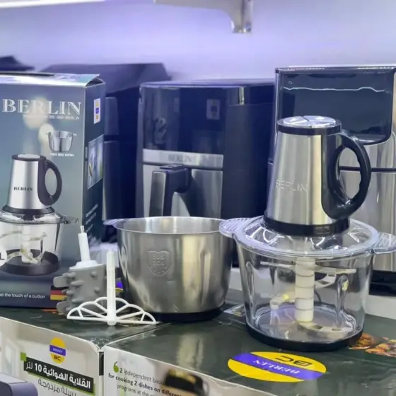 خردکن دوکاسه 3.5 لیتر 1000 وات برلین مدل BE-999