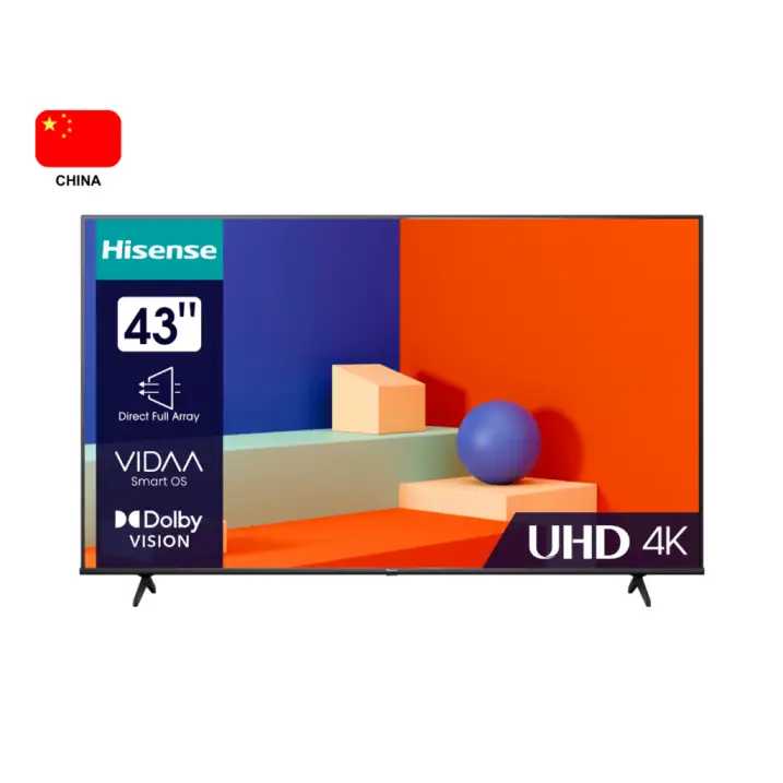 تلویزیون 43 اینچ 4K هایسنس 2023 مدل 43A62KS