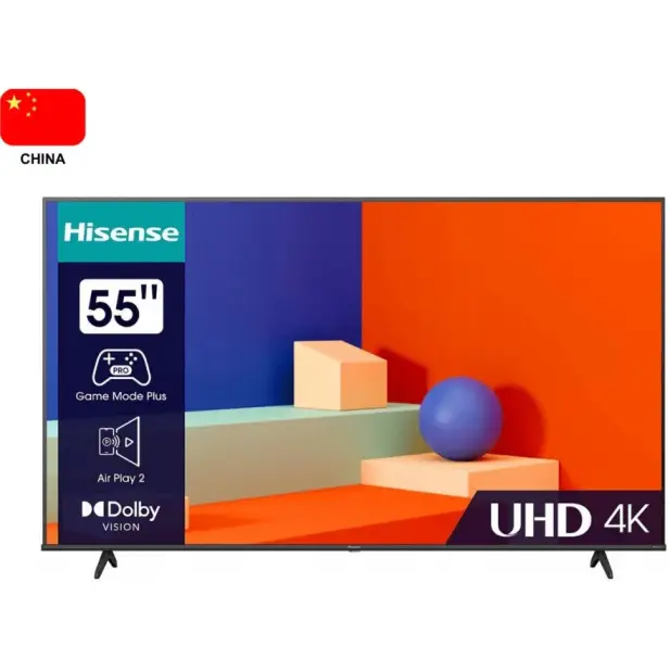 تلویزیون 55 اینچ 4K هایسنس 2023 مدل 55A62KS
