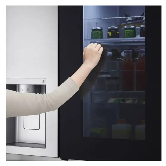 یخچال فریزر ساید بای ساید دو درب 24 فوت ال جی مدل GR-X267CSHS رنگ نقره‌ای