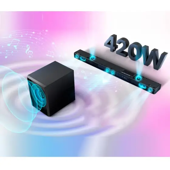 ساندبار هایسنس بی‌سیم 420 وات مدل U3120G