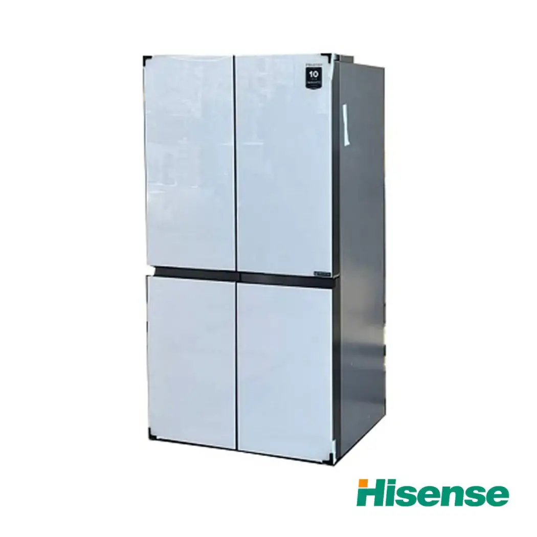 یخچال ساید بای ساید هایسنس 30 فوت سفید RQ7G560NAWA