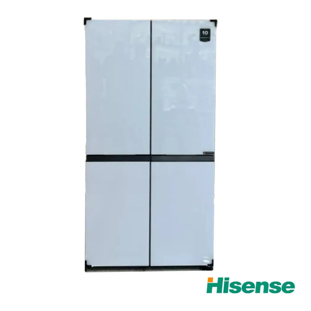 یخچال ساید بای ساید هایسنس 30 فوت سفید RQ7G560NAWA