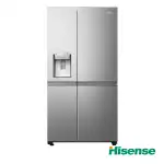 یخچال فریزر ساید بای ساید هایسنس 34 فوت مدل RS819N4ISU