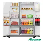 یخچال فریزر ساید بای ساید هایسنس 34 فوت مدل RS819N4ISU