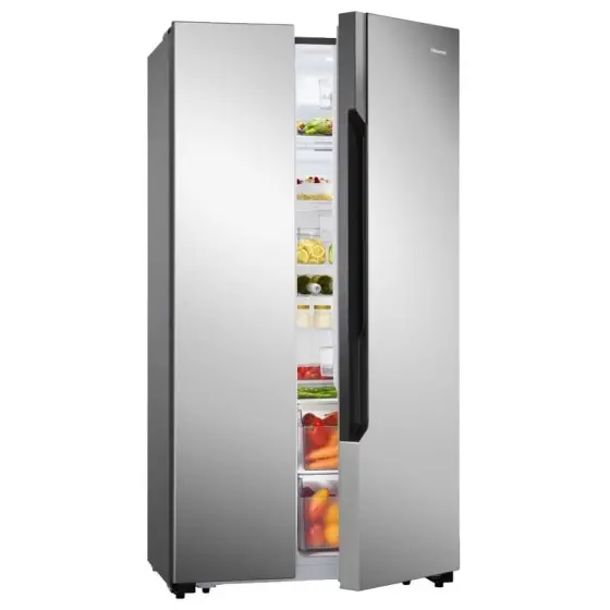 یخچال فریزر ساید بای ساید هایسنس 30 فوت مدل RS670N4WSU1