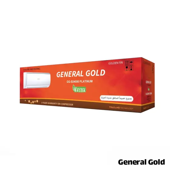 کولر گازی جنرال گلد 24000 پلاتینیوم، گاز R410a مدل GG-MS24000 Platinum