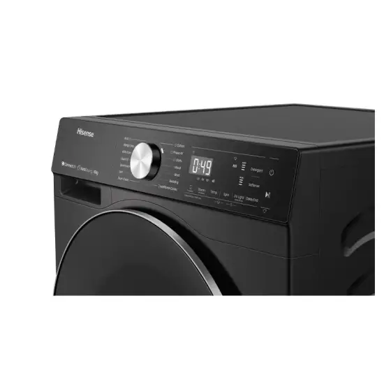 ماشین لباسشویی هایسنس 12 کیلوگرم مشکی درب از جلو WF7S1247BB