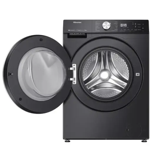 ماشین لباسشویی هایسنس 12 کیلوگرم مشکی درب از جلو WF7S1247BB