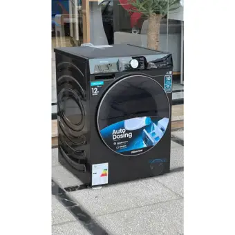 ماشین لباسشویی هایسنس 12 کیلوگرم مشکی درب از جلو WF3S1243BT
