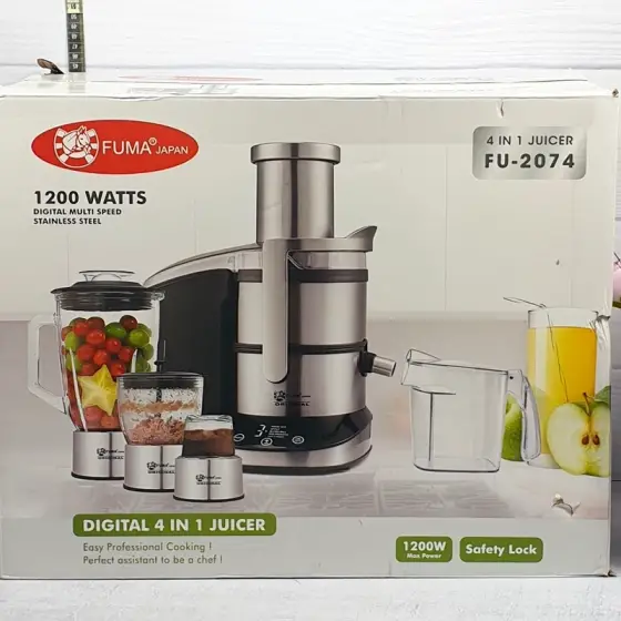آبمیوه گیری 4 کاره برند فوما 1200 وات FU-2074