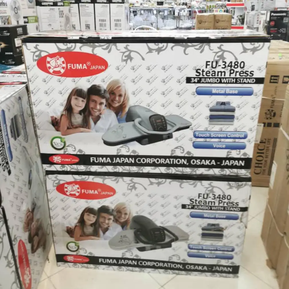 اتو پرس فوما 2200 وات لمسی FU-3480 مشکی و سفید