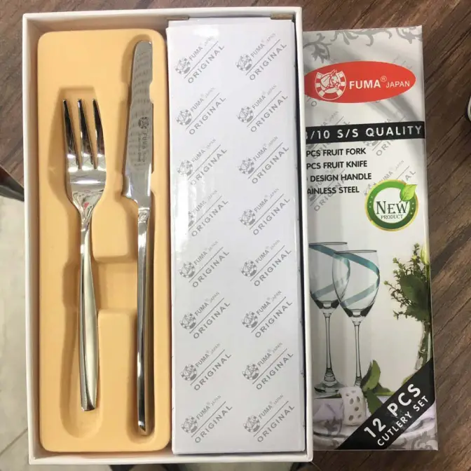 کارد و چنگال 12 پارچه 6 نفره فوما FU-1960