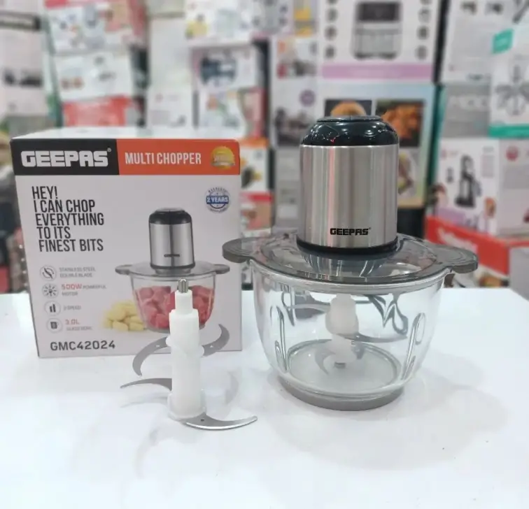 خردکن 3 لیتری شیشه ای جیپاس 42024