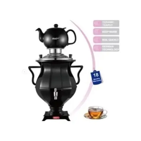 سماور برقی 2200 وات مایر MR-3844 رنگ سفید و مشکی