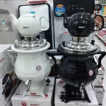 سماور برقی 2200 وات مایر MR-3844 رنگ سفید و مشکی