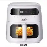 سرخ کن 12 لیتری مایر MR-902 رنگ سفید و مشکی