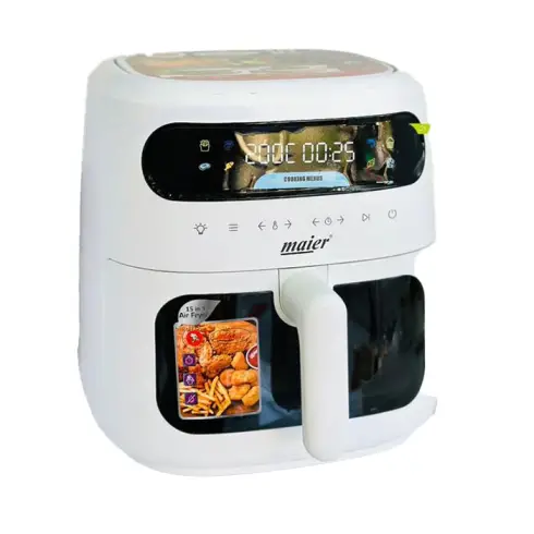 سرخ کن 12 لیتری مایر MR-902 رنگ سفید و مشکی