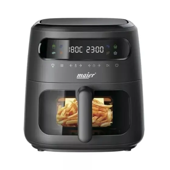 سرخ کن 12 لیتری مایر MR-902 رنگ سفید و مشکی