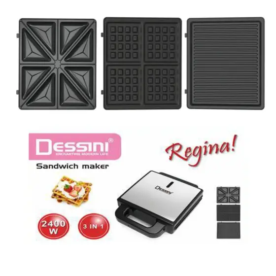 ساندویچ ساز دسینی 2400 وات سه کاره SM-3001