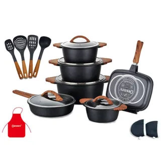 سرویس قابلمه 19 پارچه سوپر گرانيت دسینی ایتالیا مدل 2060