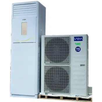 کولرگازی ایستاده یونیوا زتا 36000 سرمایشی گرمایشی R410a روتاری T3 بدون اینورتر UN-GF36 ZETTA